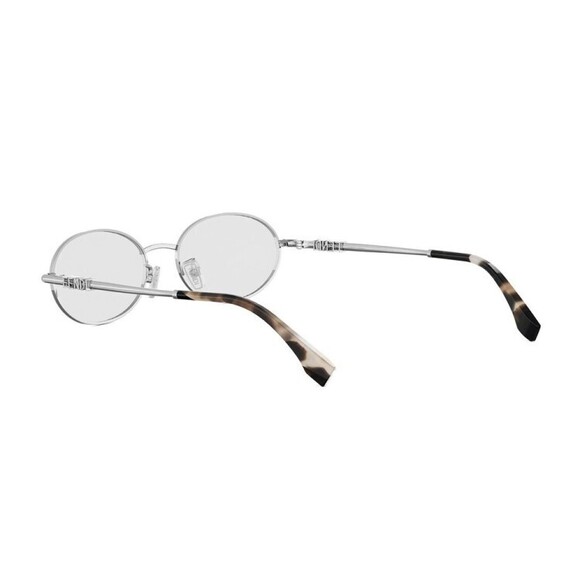 Fendi Fe50140u Fendigraphy Oval Silver Glasses - NWT